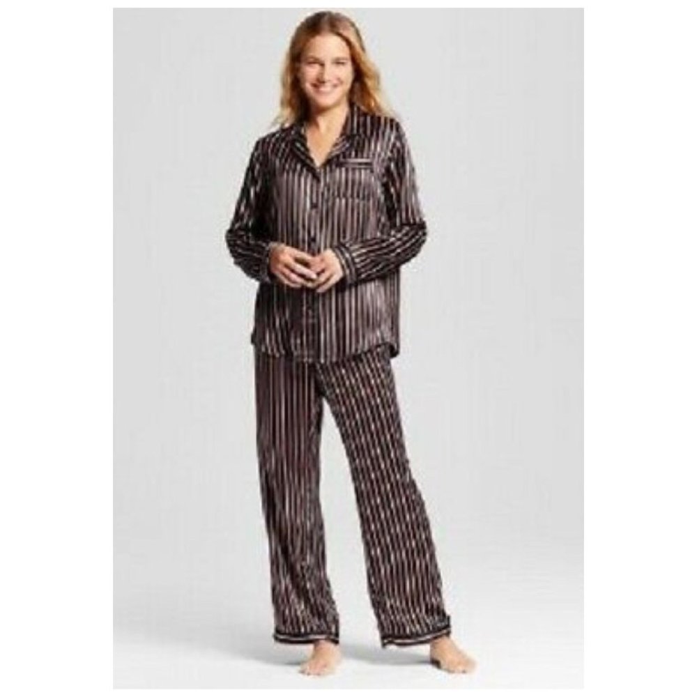 Satin Striped Pajamas Gilligan & O'Malley